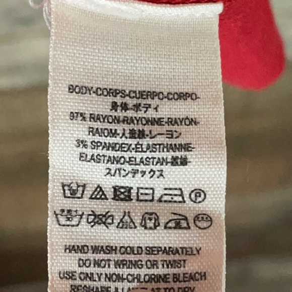 Free People Uptown Turtle chocker neck long sleeve red top Size XS - Picture 11 of 13